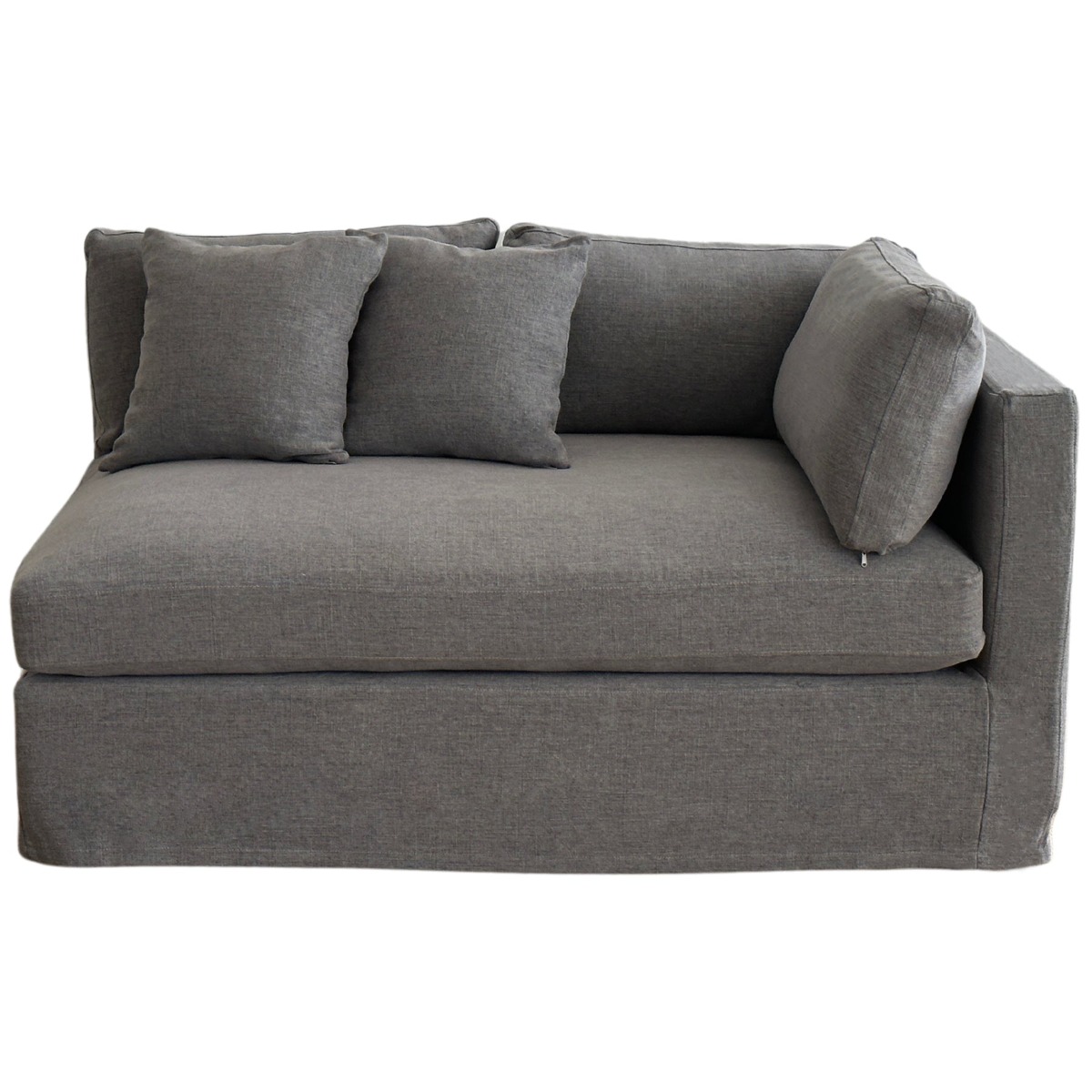 Slip Cover - Marbella Modular Sofa B Storm, W 150 D 100 H 85cm (RRP $799)