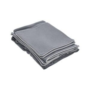 Slip Cover Only - Noosa Hamptons 2.5 Seat Sofa Grey W/White Piping, W 63cm D 14cm H 43cm (RRP $849)