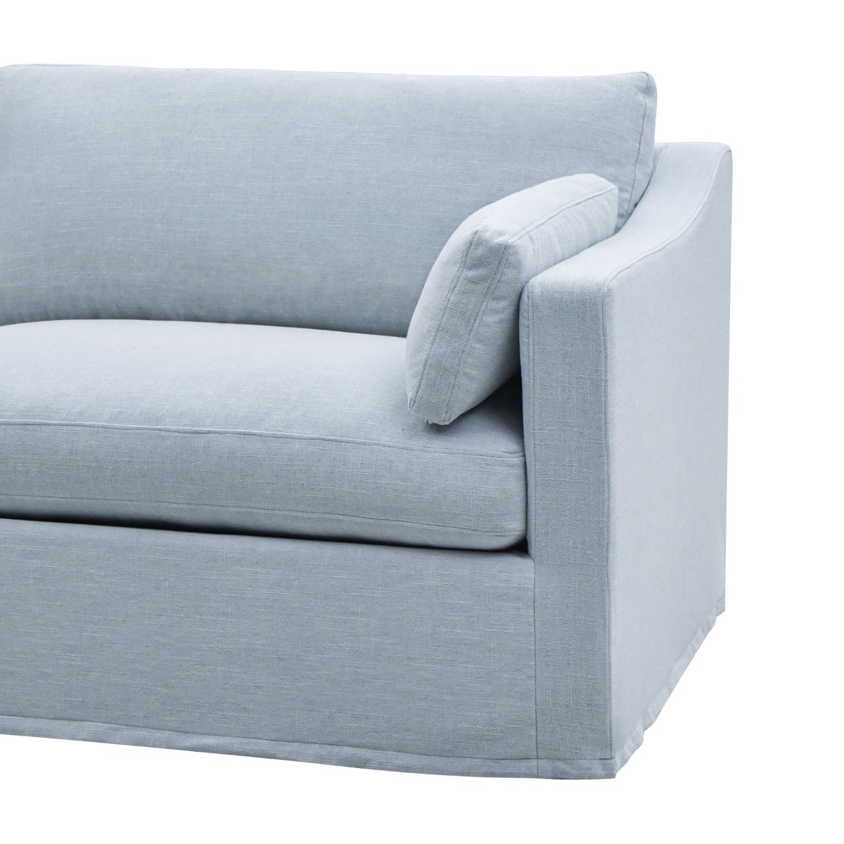 Slip Cover Only - Clovelly Hamptons 4 Seat Sofa Beach, W 65 D 18 H 45cm (RRP $1499) - Image 7