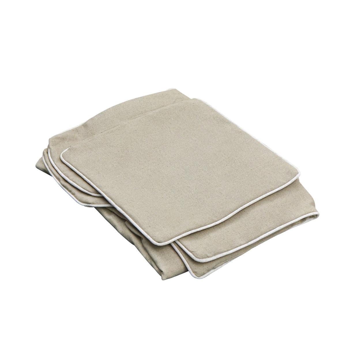 Slip Cover Only - Byron Hamptons Armchair Natural W/White Piping (RRP $595)