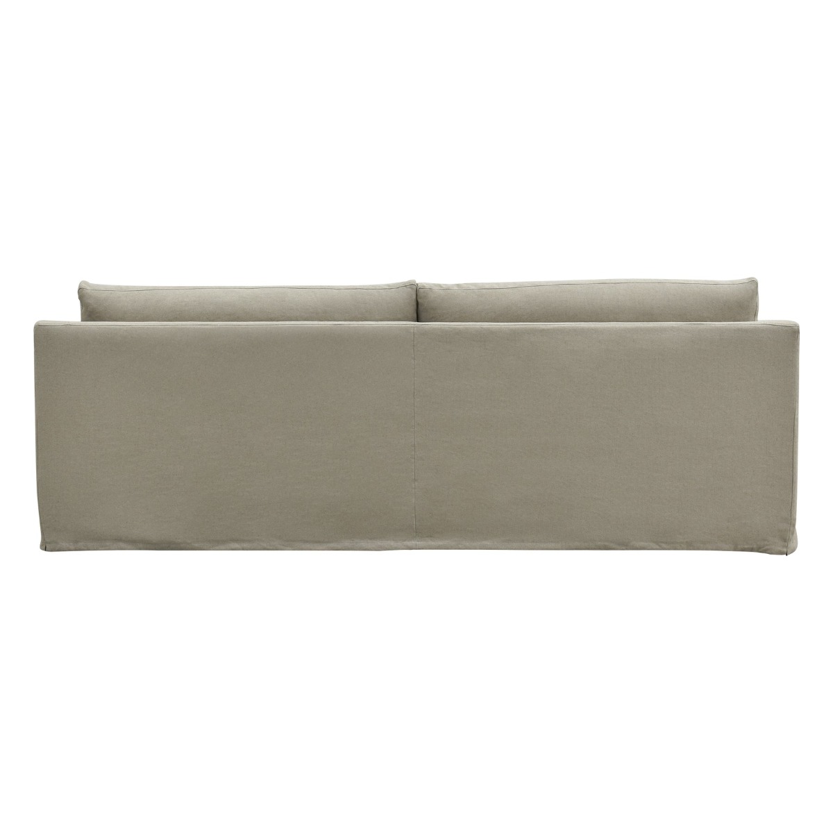 Slip Cover Only - Clovelly Hamptons 4 Seat Sofa Natural, W 65 D 18cm H 45cm (RRP $1499) - Image 9