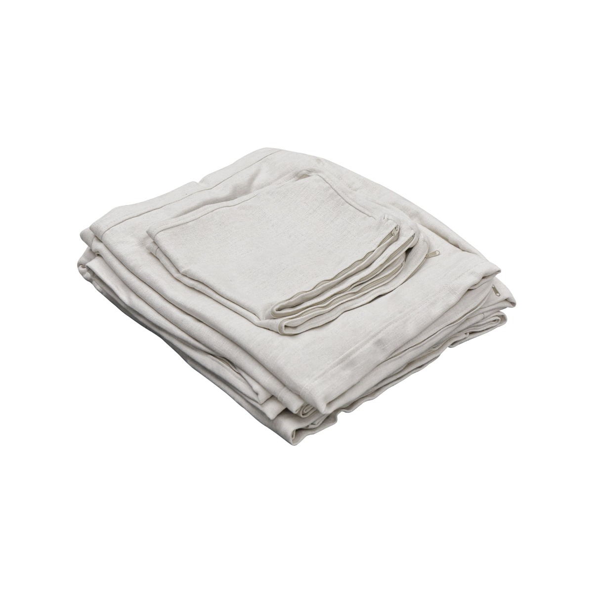 Slip Cover Only - Clovelly Hamptons 4 Seat Sofa Ivory, W 65 D 18cm H 45cm (RRP $1499)