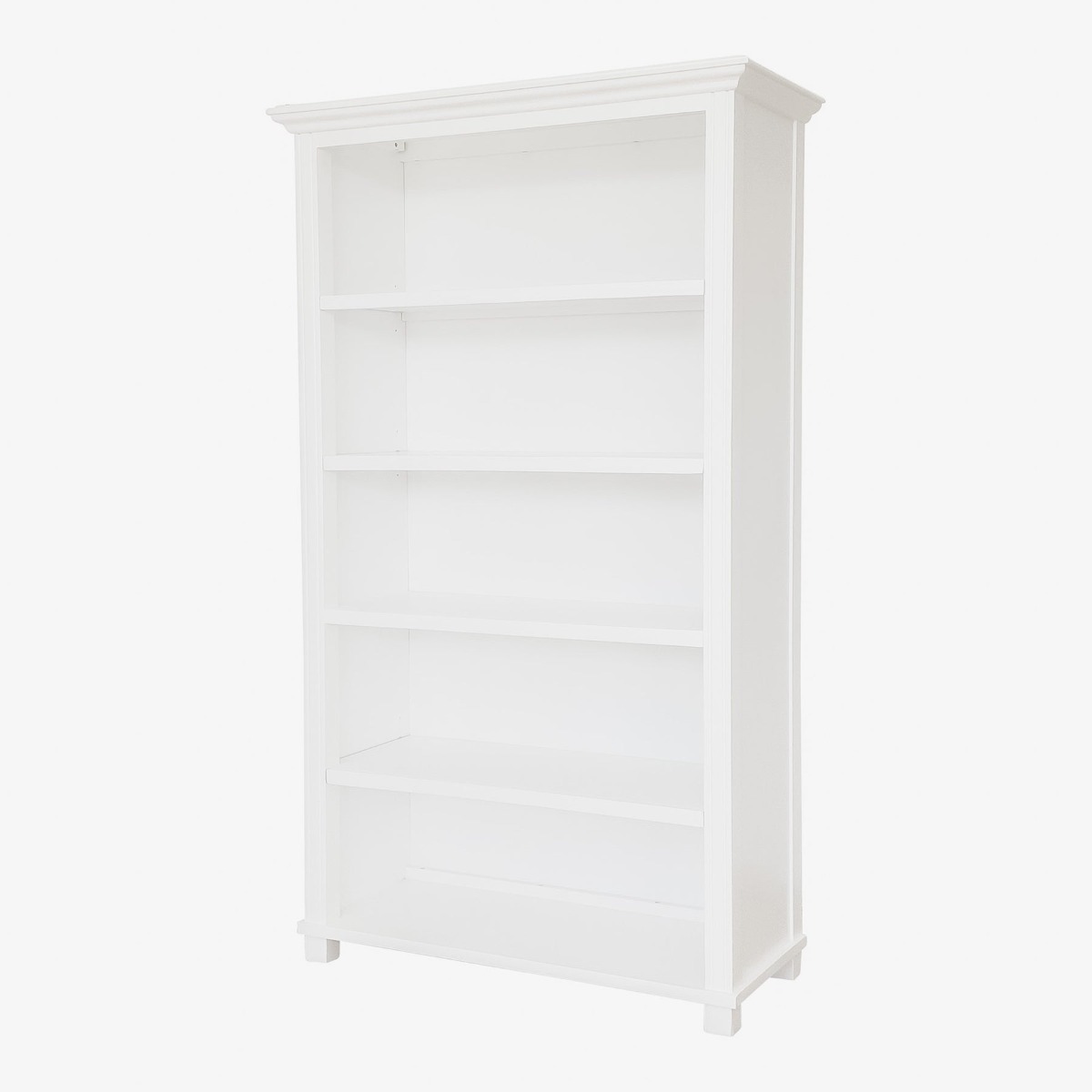 Sorrento Hamptons Style Bookshelf White, L 105cm W 105cm H 180cm (RRP $1699) - Image 4