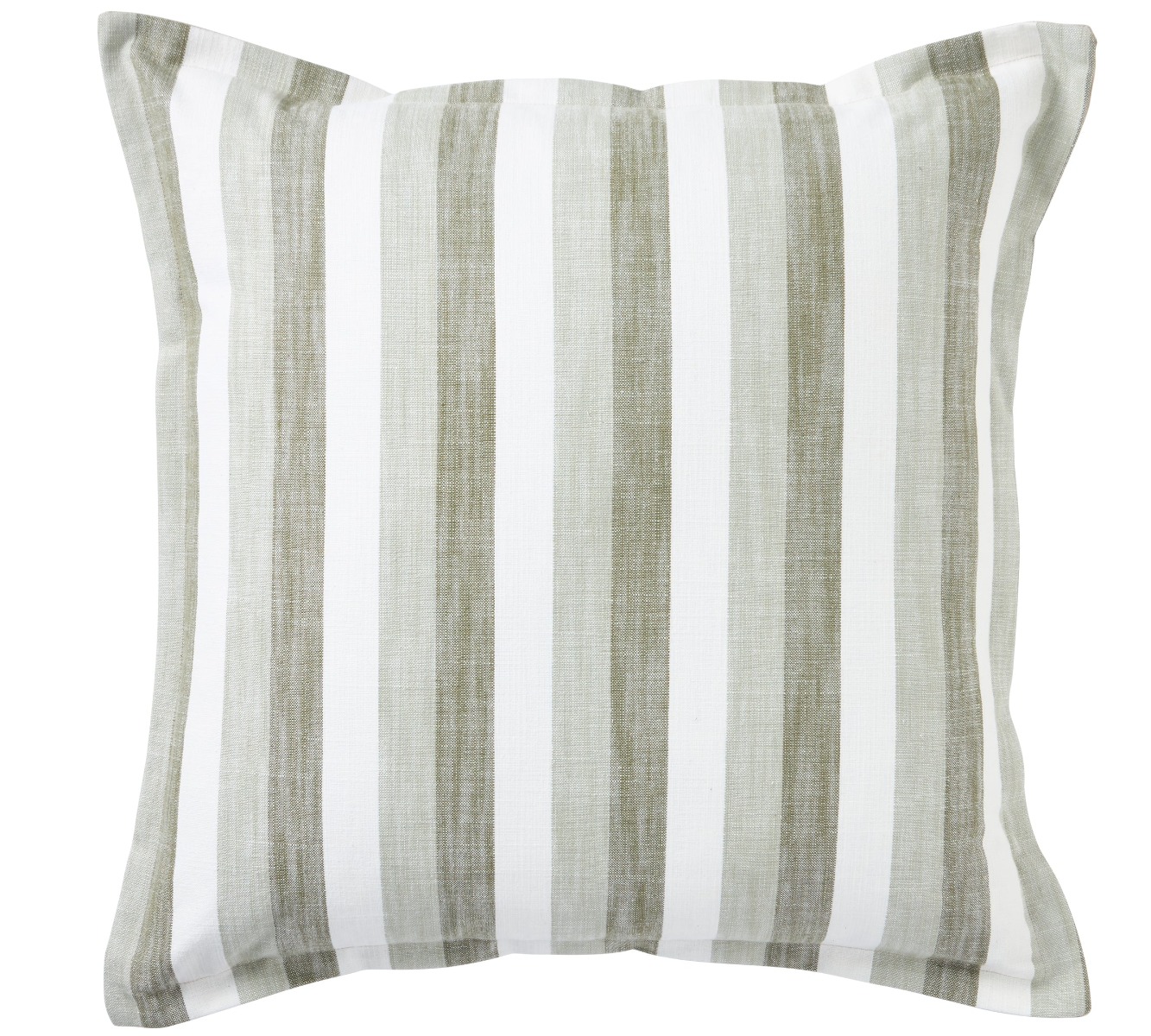 Kalani Sage Stripe Cushion 50x50cm (RRP $99)