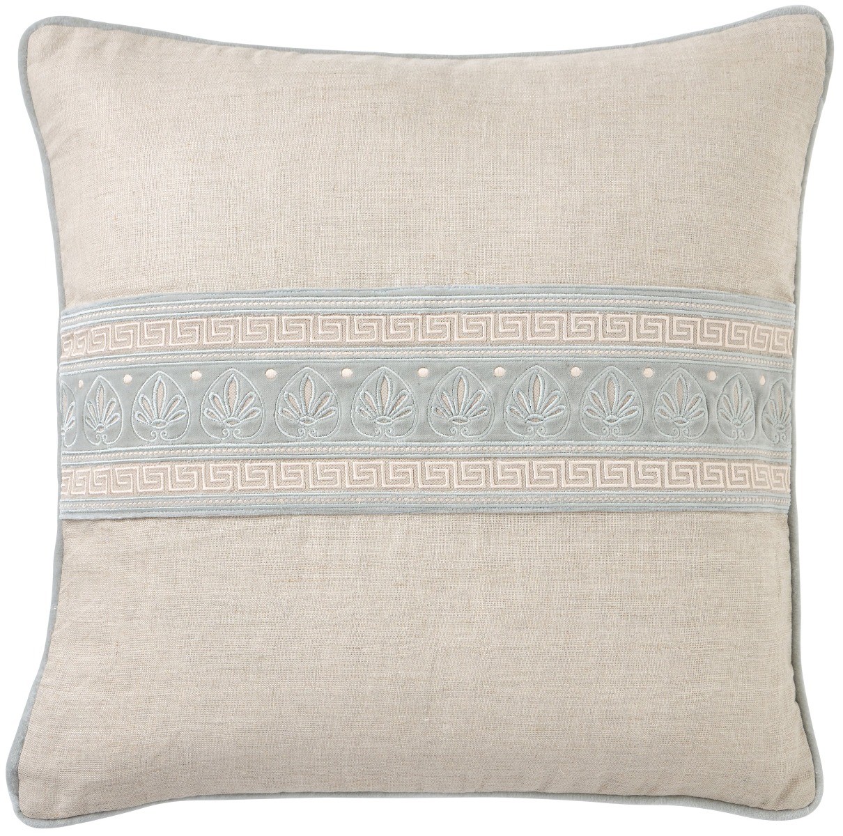 Athena Linen Palm Cushion 50x50cm (RRP $153.78)