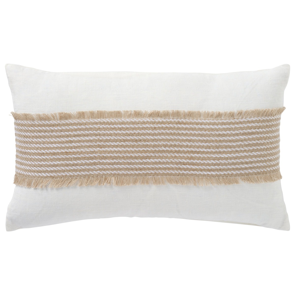 Linen Formentera Stripe Cushion 30x50cm (RRP $99)