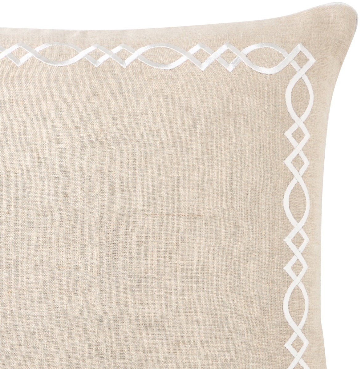 Linen Catalina Sand Cushion 50x50cm (RRP $99) - Image 2