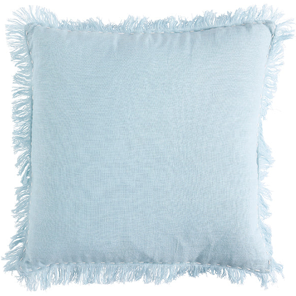 Linen Antibes Sky Blue Cushion 50x50cm (RRP $89)