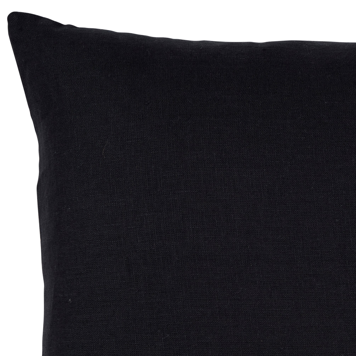 Linen Black Cushion 50x50cm (RRP $89) - Image 2