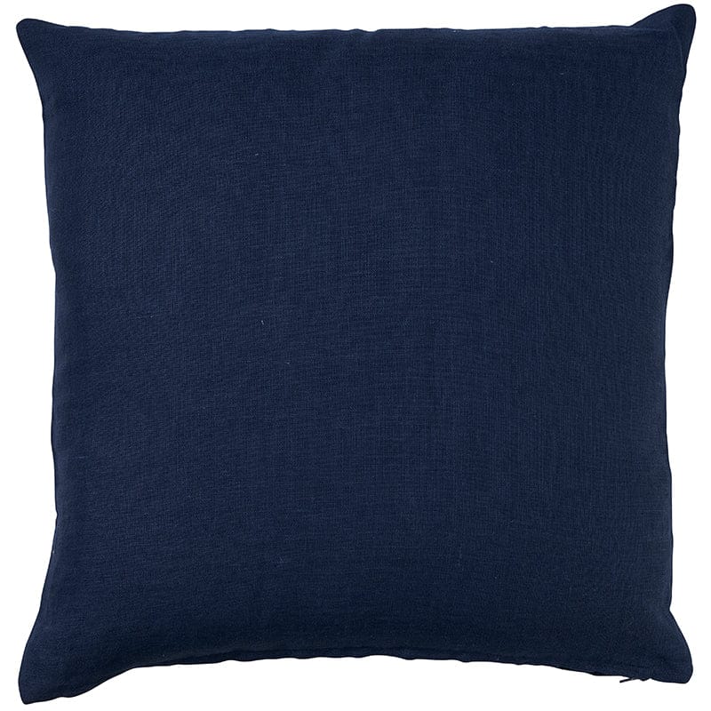 Linen Navy Cushion 50x50cm (RRP $89)