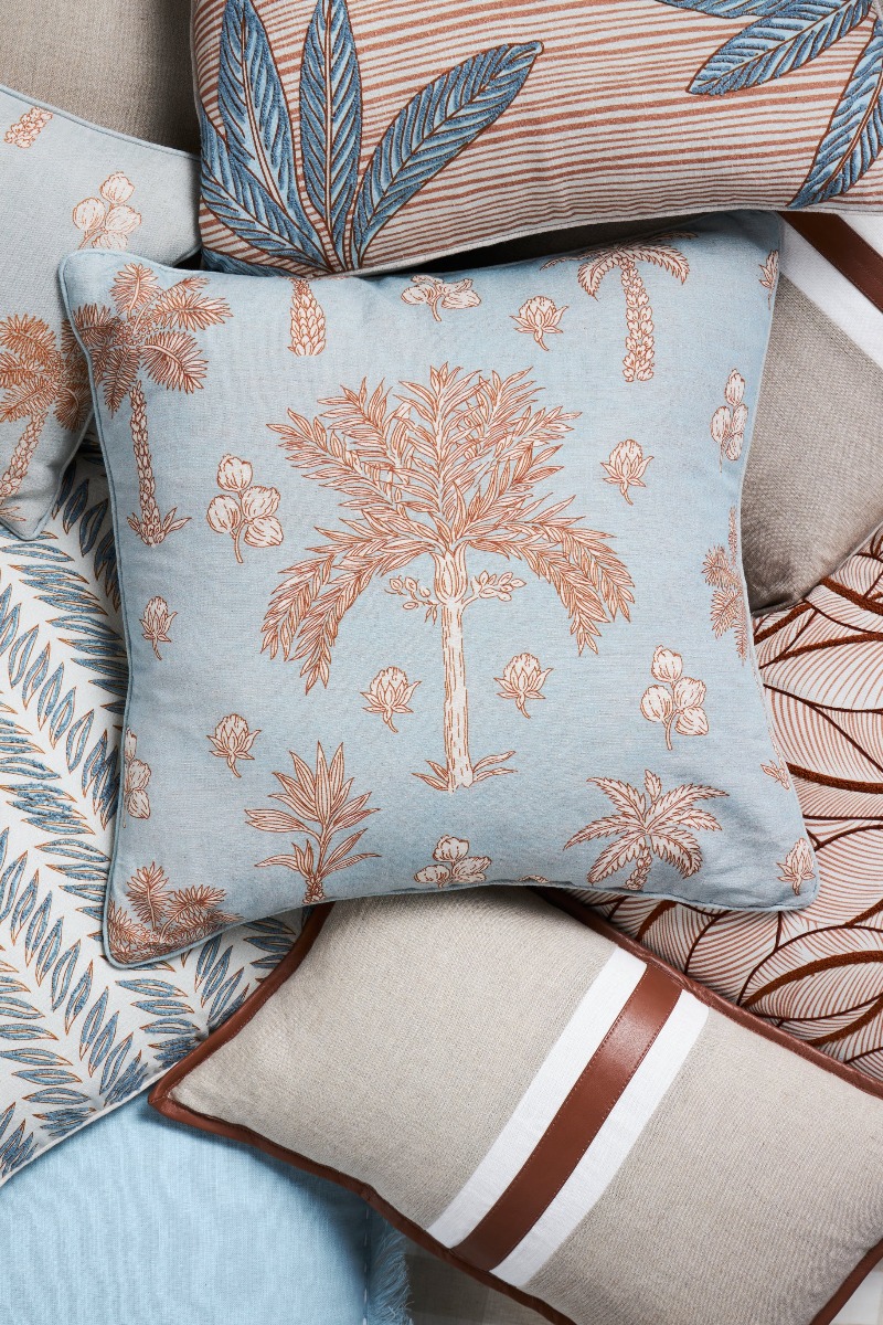Linen Montana Stripe Cushion 30x50cm (RRP $89) - Image 3