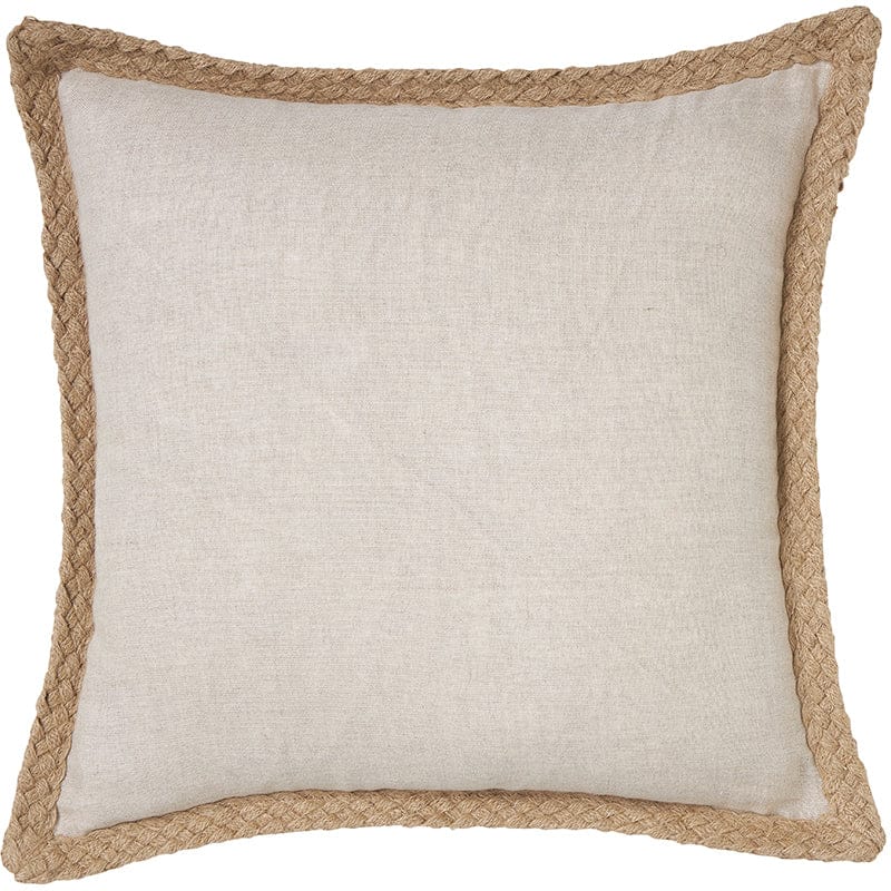 Jute Linen Sand Cushion 50x50cm (RRP $89)
