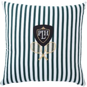 Paloma Tennis Stripes Cushion 55x55cm (RRP $79)