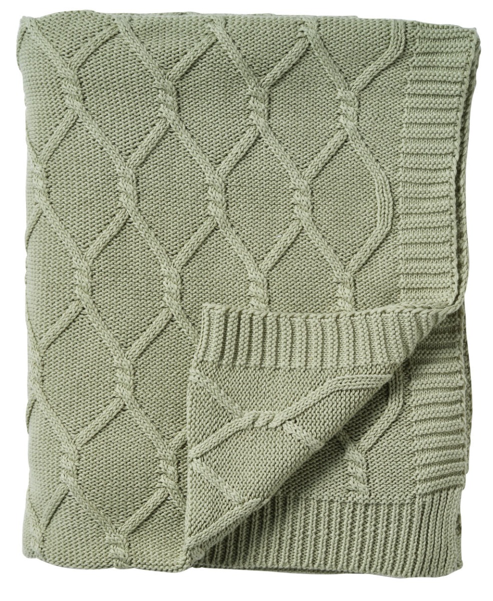 Sage Lattice Throw Cushion 130x170cm (RRP $163.90)
