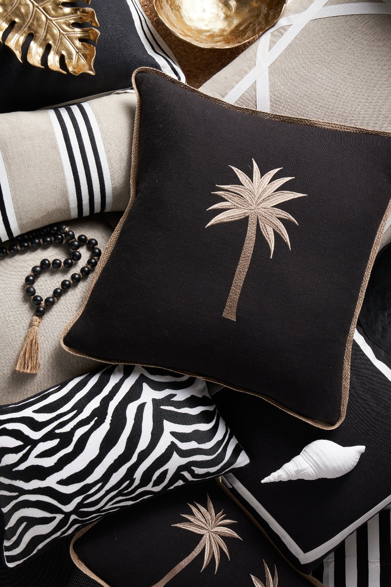 Marigold Palm Cushion 30x50cm (RRP $69) - Image 2
