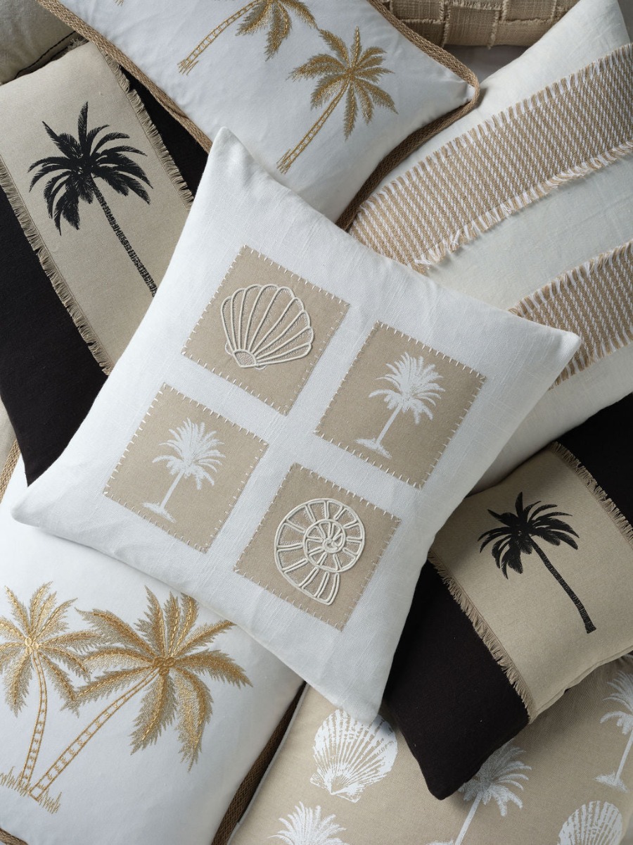 Royal Mirage Palms Cushion 30x50cm (RRP $79) - Image 2