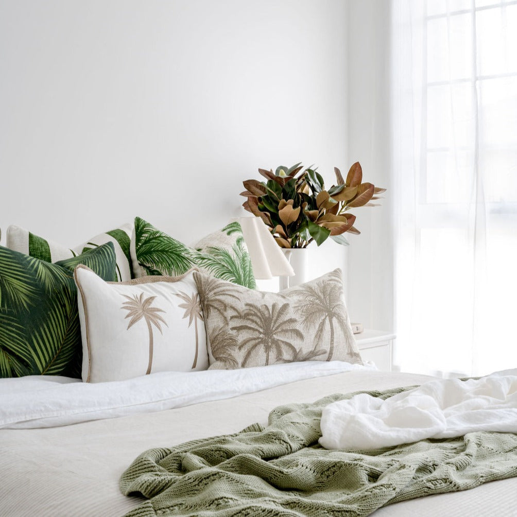 Sand Dune Palms Cushion 55x55cm (RRP $79) - Image 2
