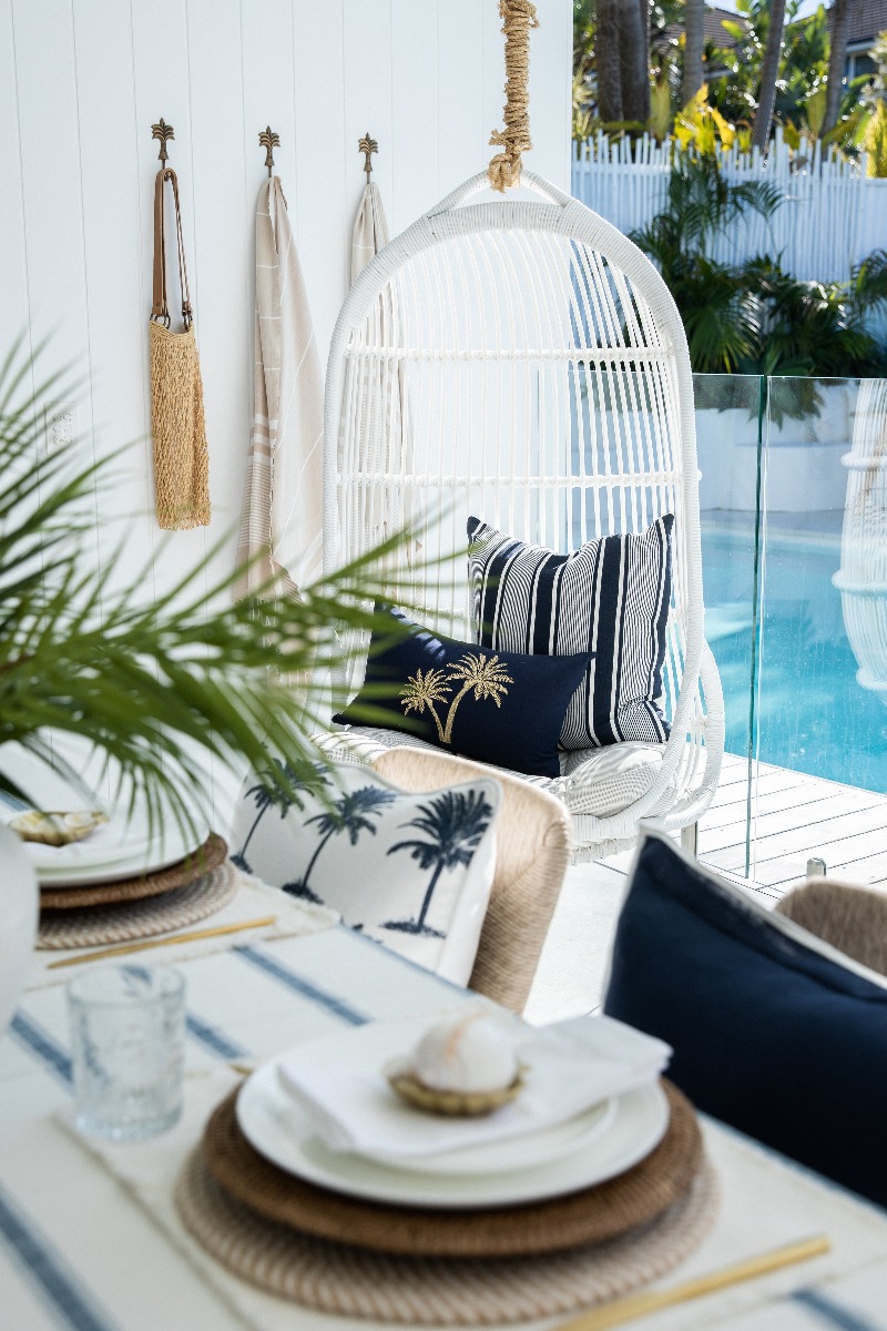 Royal Navy Palm Cushion 30x50cm (RRP $69) - Image 3