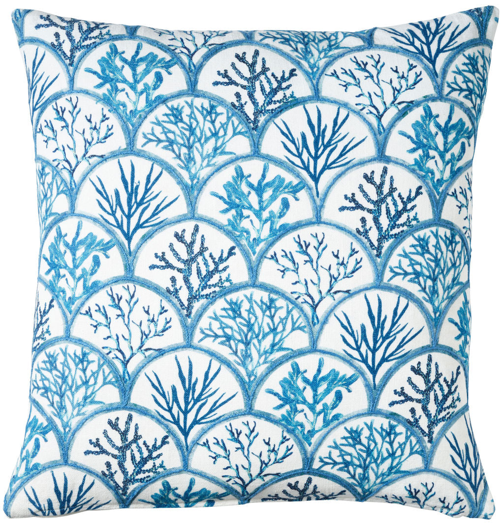 Palm Bleu Cushion 50x50cm (RRP $64.90)