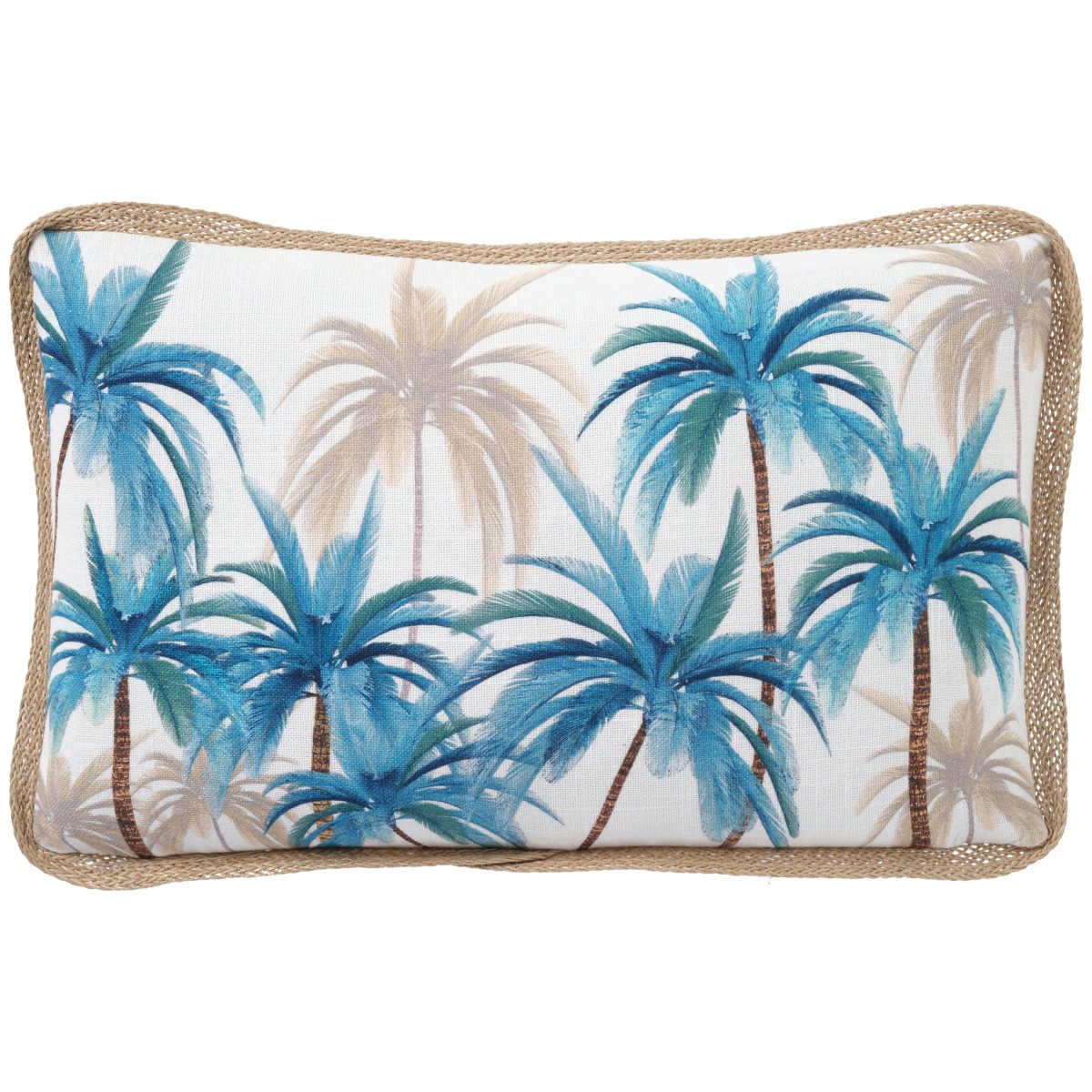 Palmy Blue Isle Cushion 30X50cm (RRP $69)