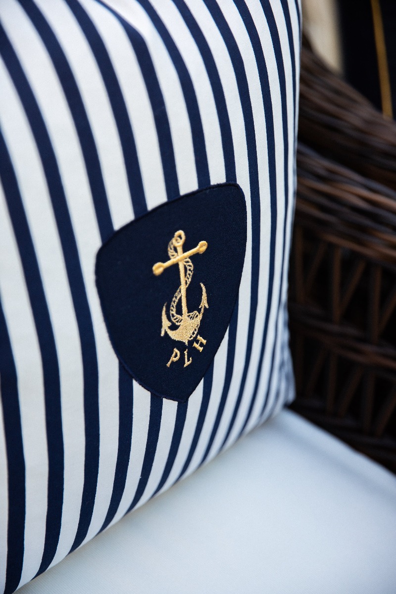 Nautical Stripes Cushion 55x55cm (RRP $79) - Image 3