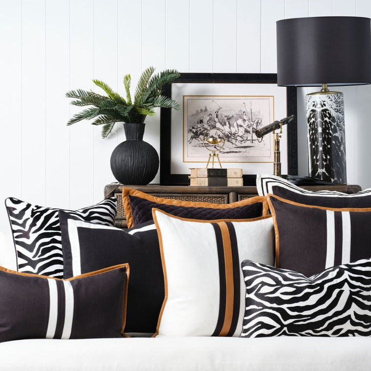 Zebra Cushion 50x50 (RRP $142.78) - Image 2