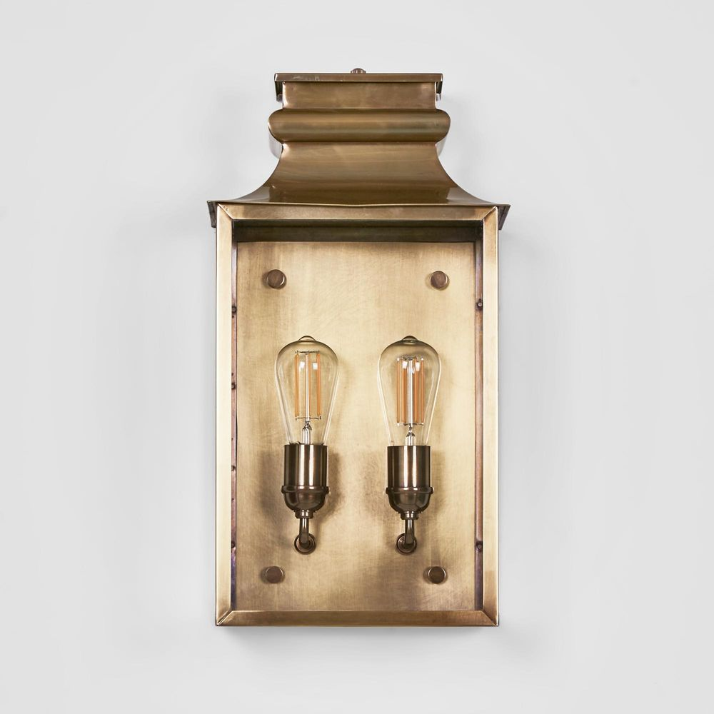 Westpoint Outdoor Wall Light Antique Brass (RRP $1034) - Image 2
