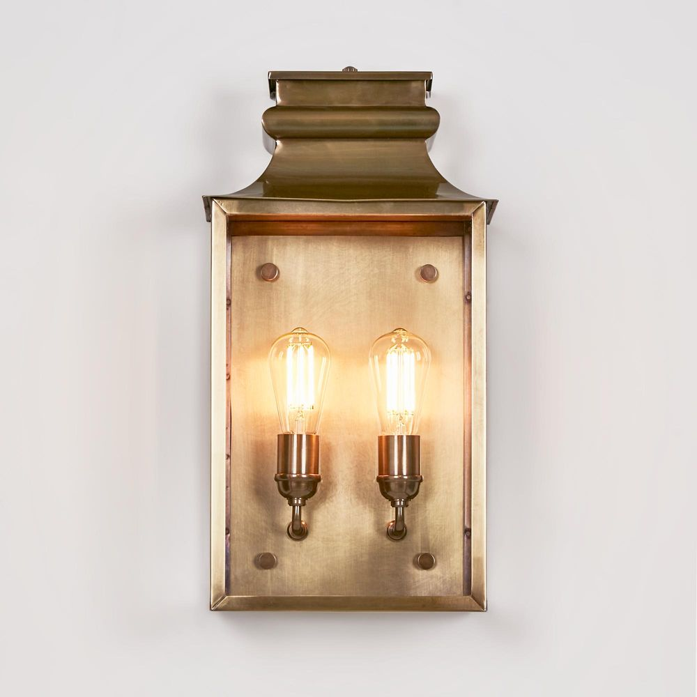 Westpoint Outdoor Wall Light Antique Brass (RRP $1034) - Image 3