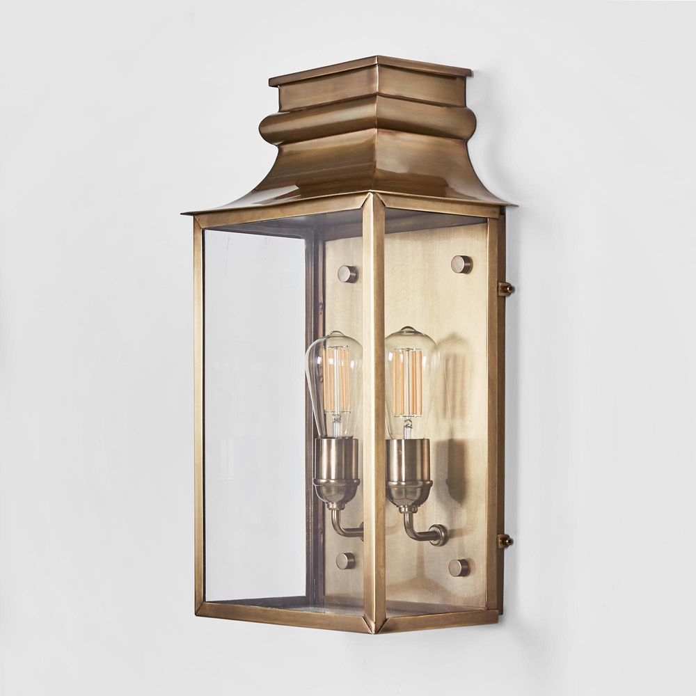 Westpoint Outdoor Wall Light Antique Brass (RRP $1034) - Image 4