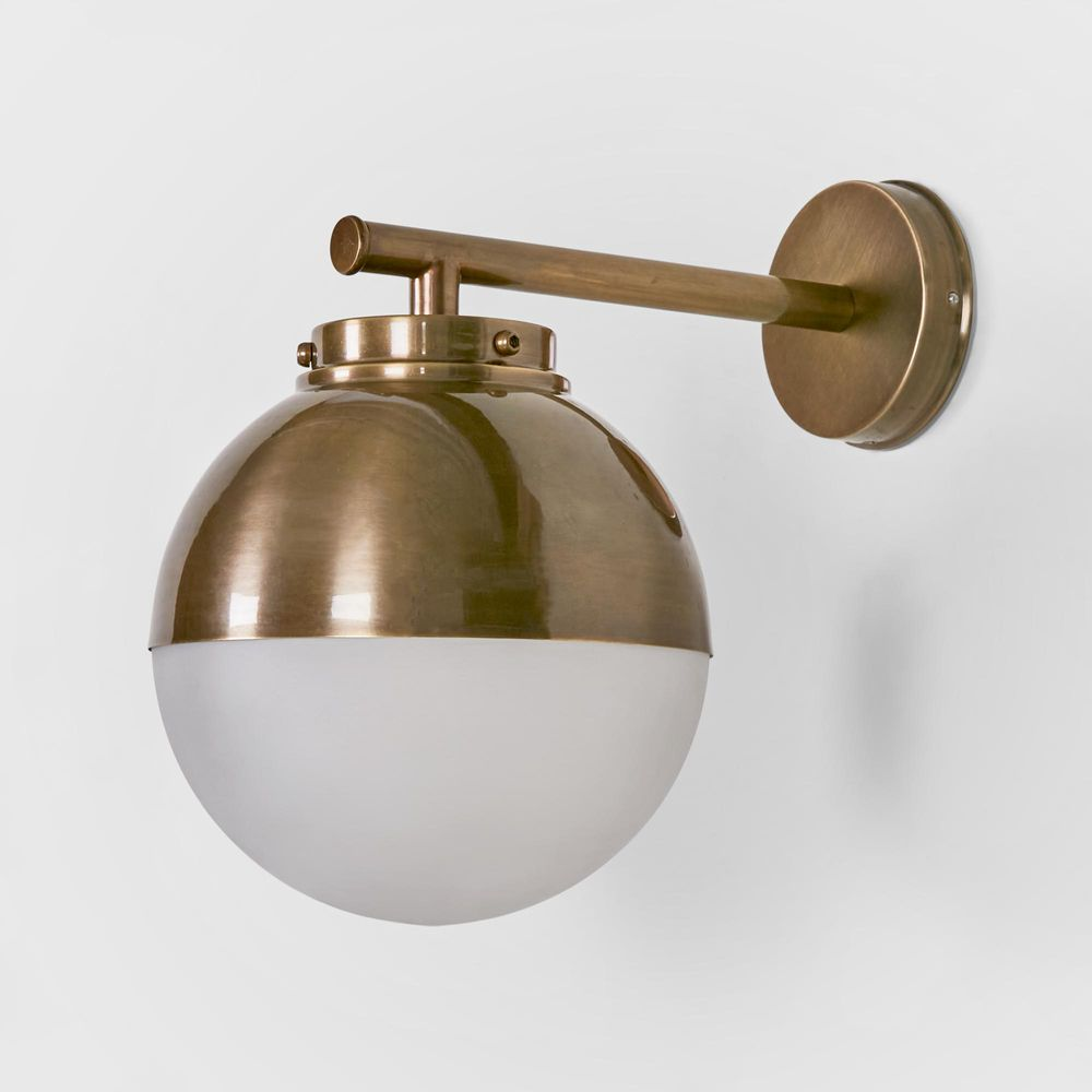 Carrington Outdoor Wall Light Antique Brass (RRP $550) - Image 4