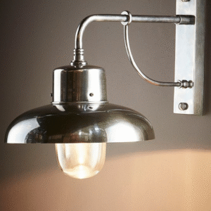 Bridgewater Outdoor Wall Light Silver (RRP $869)