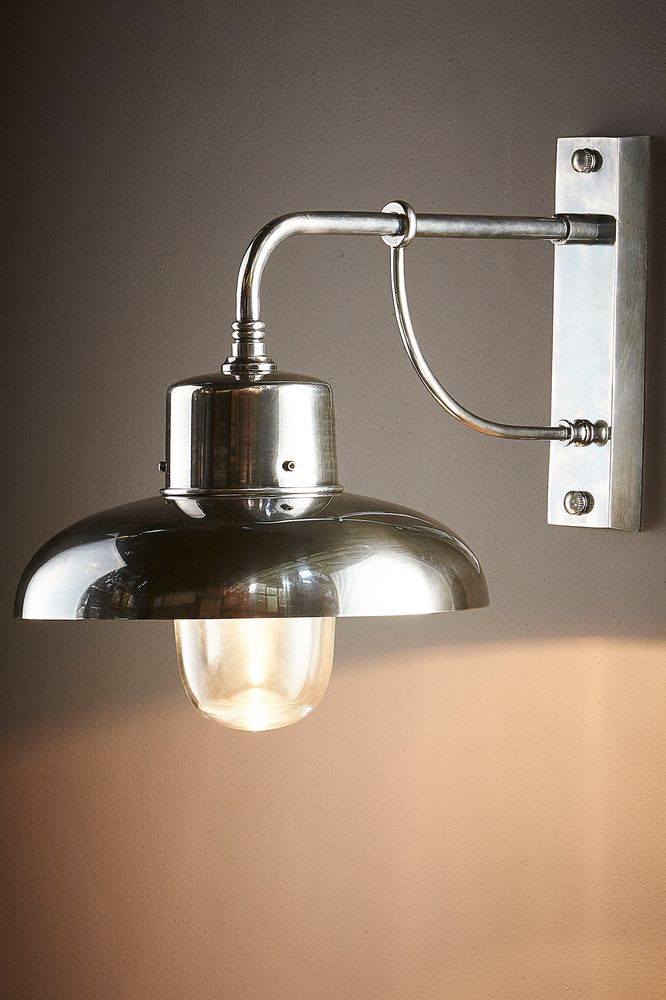 Bridgewater Outdoor Wall Light Silver (RRP $869)
