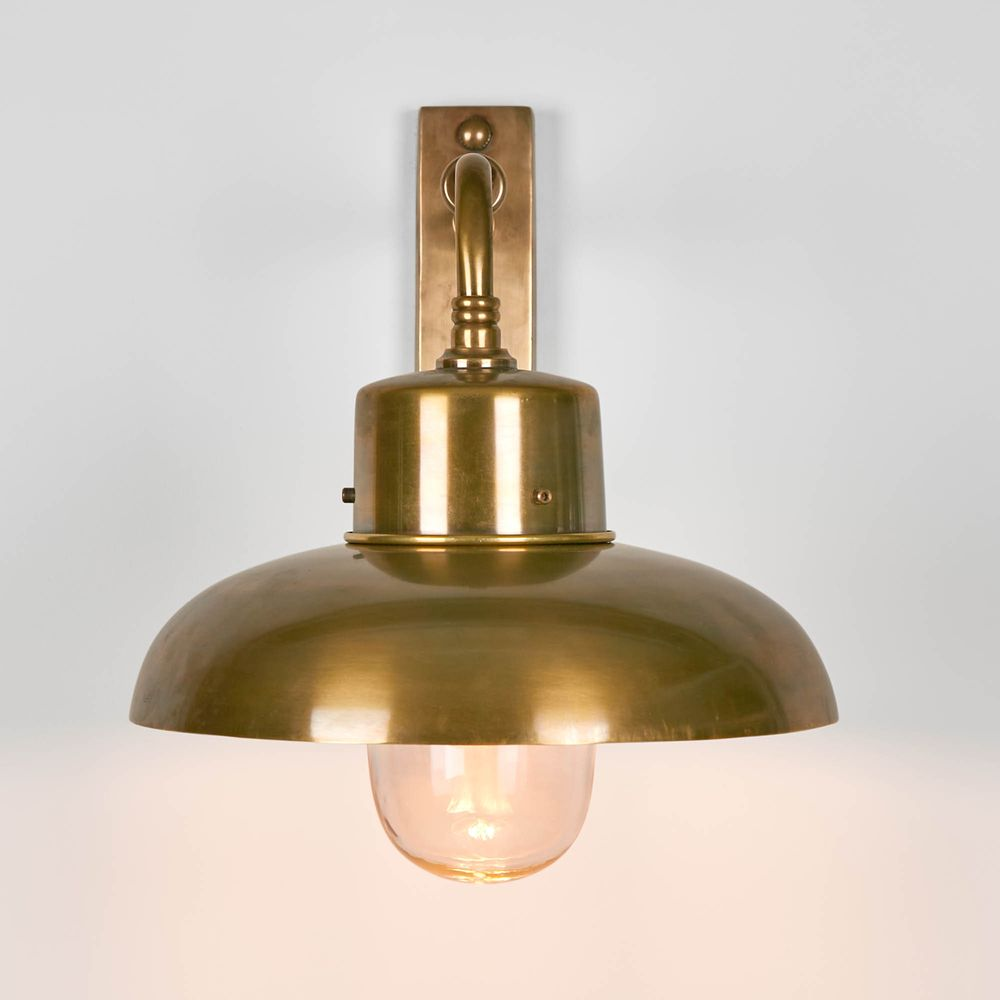 Bridgewater Outdoor Wall Light Brass (RRP $869) - Image 2