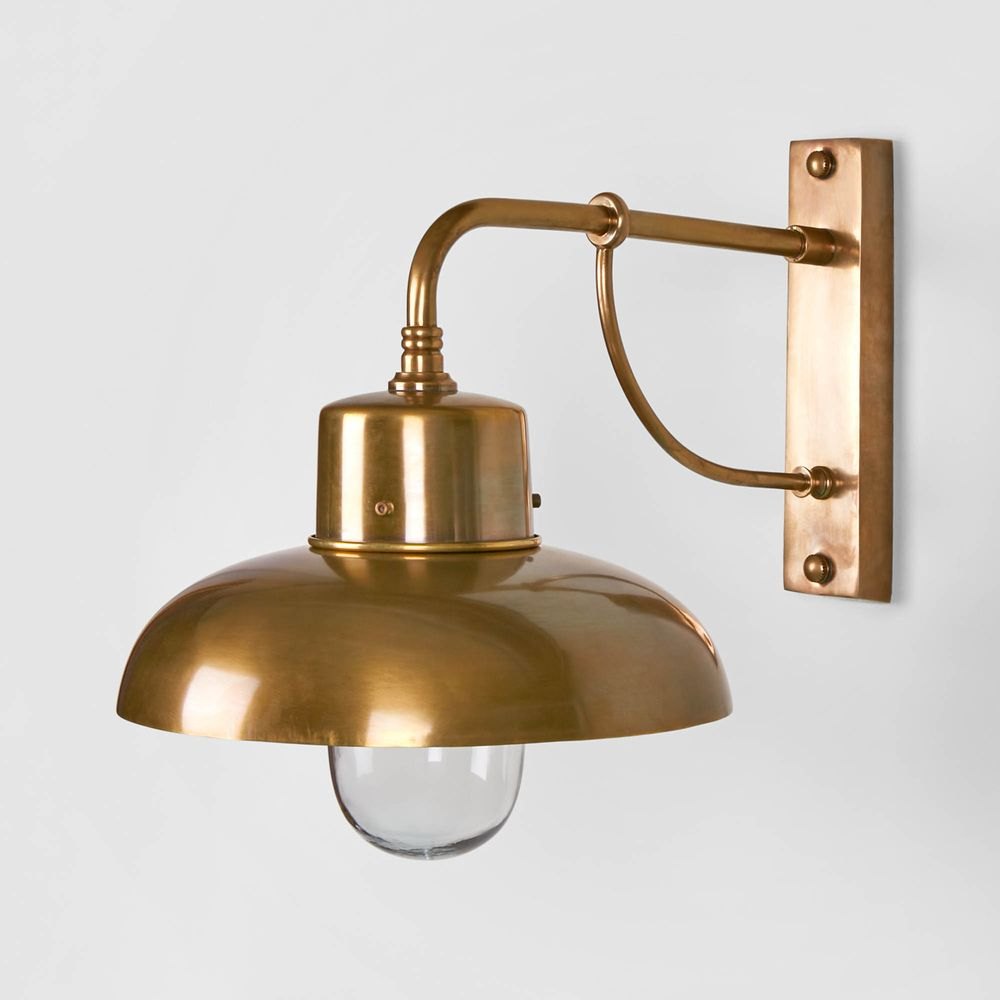 Bridgewater Outdoor Wall Light Brass (RRP $869) - Image 3