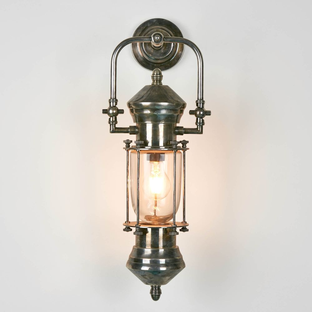 Lisbon Outdoor Wall Light Antique Silver (RRP $979) - Image 2
