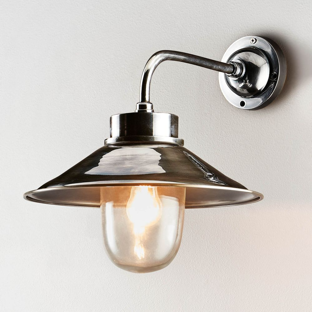Sandhurst Outdoor Wall Light Antique Silver (RRP $572)