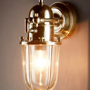 Chapel Outdoor Wall Light Antique Brass (RRP $649)