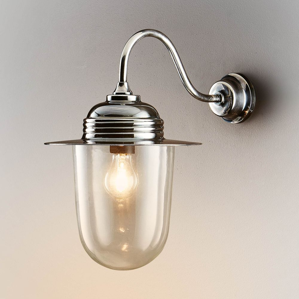 Stanmore Outdoor Wall Light Antique Silver (RRP $473)