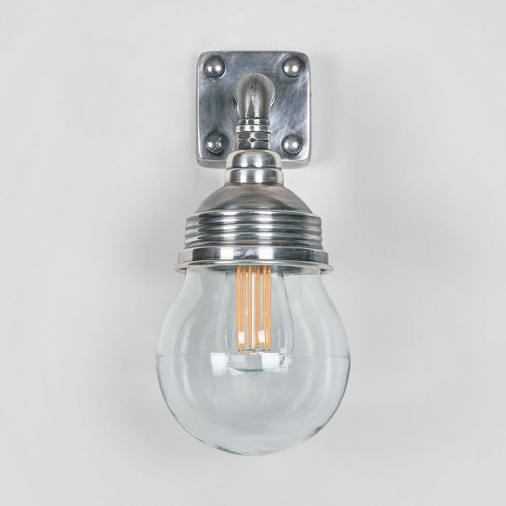 Dover Outdoor Wall Light Antique Silver (RRP $290) - Image 2