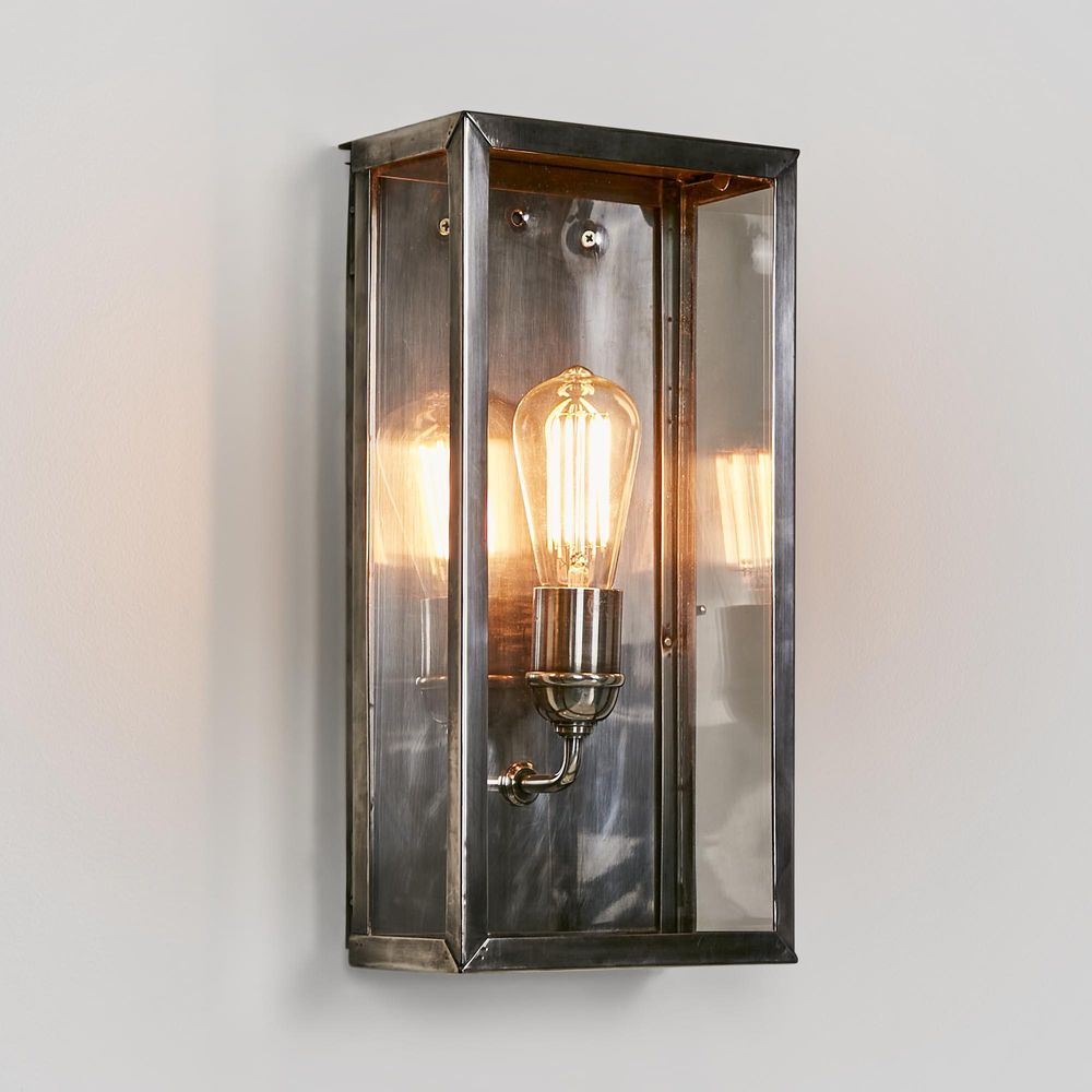 Goodman Outdoor Light Wall Light Antique Silver (RRP $649)