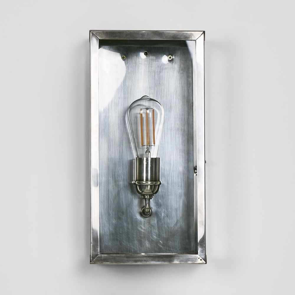 Goodman Outdoor Light Wall Light Antique Silver (RRP $649) - Image 2