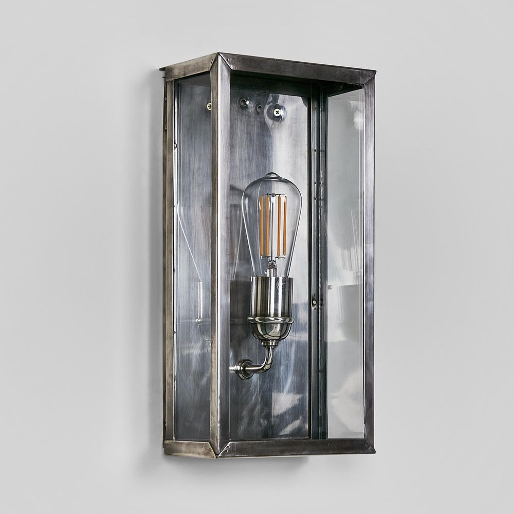 Goodman Outdoor Light Wall Light Antique Silver (RRP $649) - Image 4