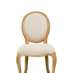 wp-image-tigress-51010.jpg Louis VX1 Shield Back Oak & Linen Dining Chair, 50cm x 65 x 97cm (RRP $749)