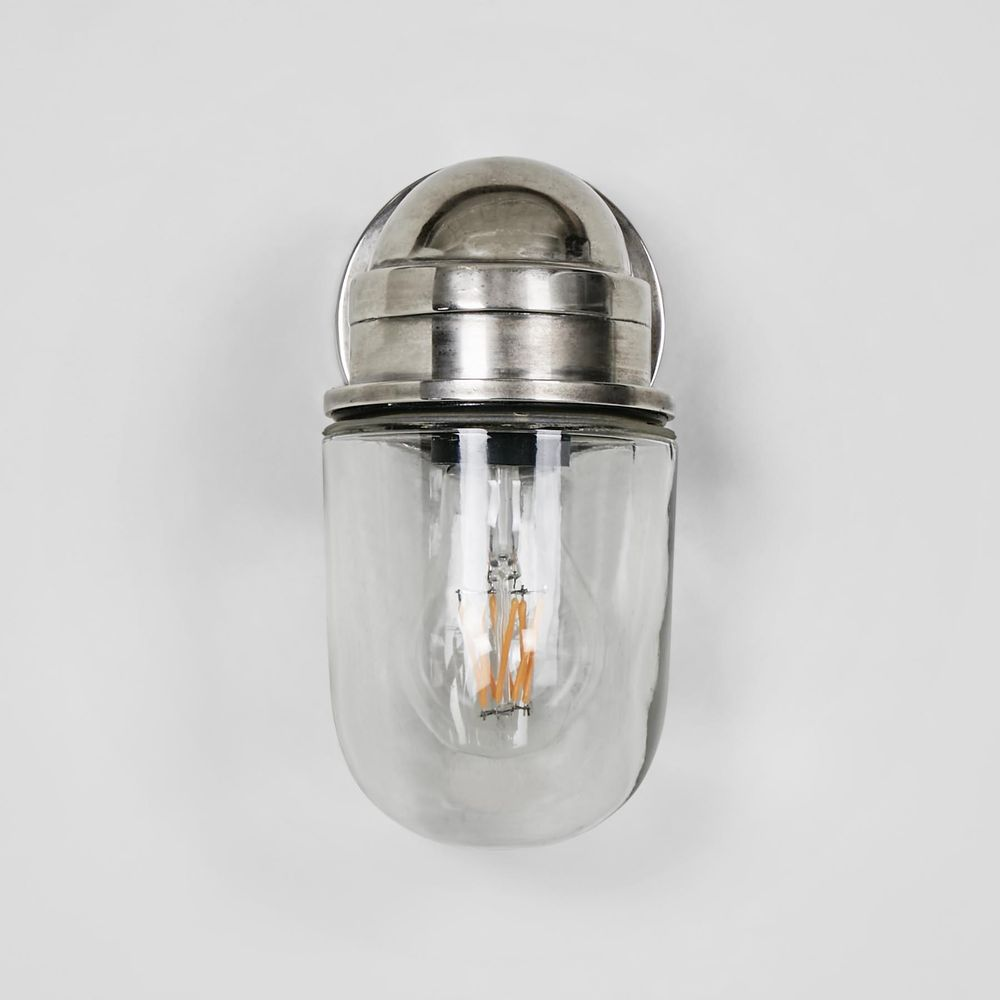 Nautical Outdoor Wall Light Silver (RRP $396) - Image 2