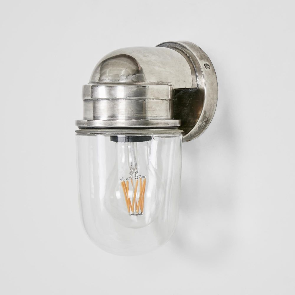 Nautical Outdoor Wall Light Silver (RRP $396) - Image 4