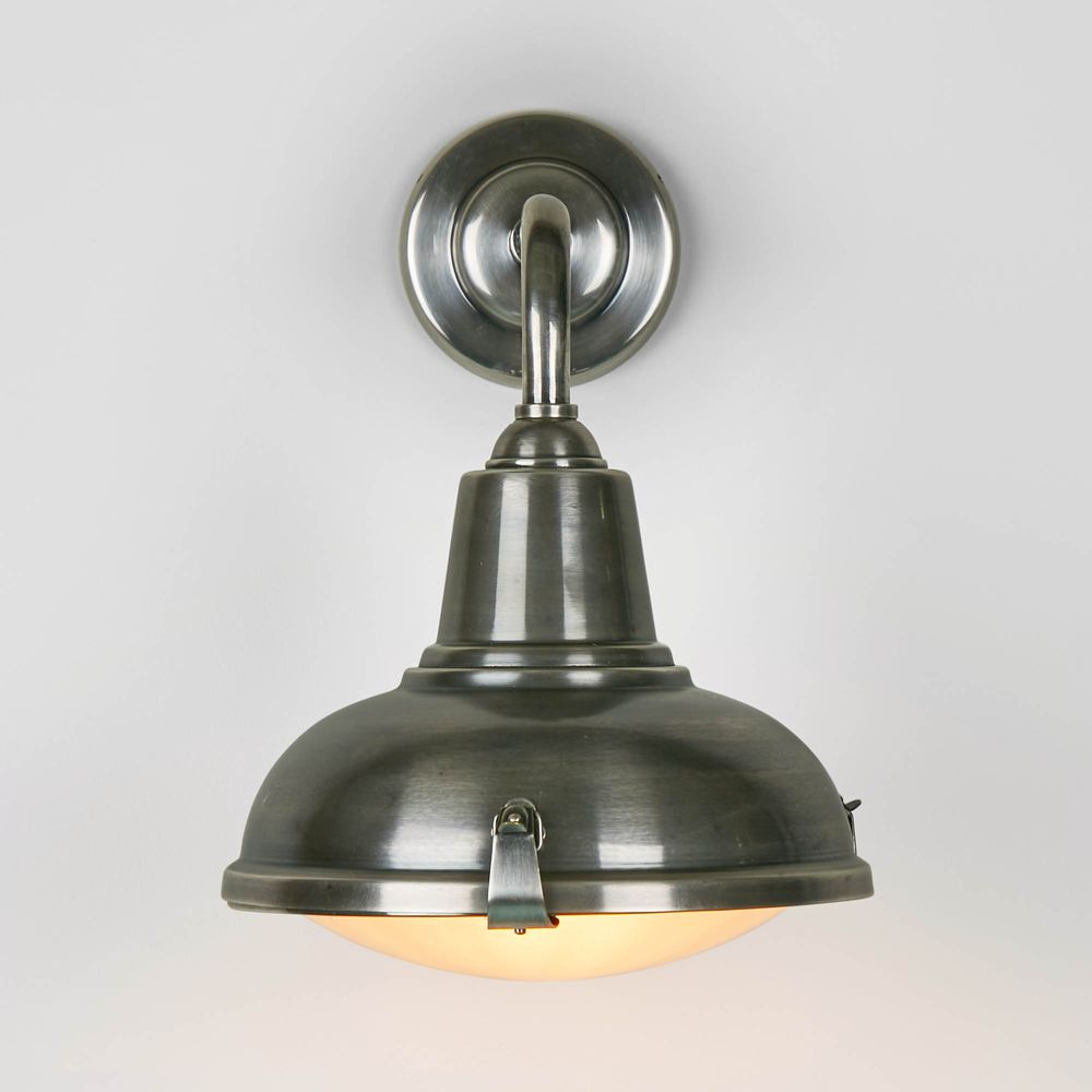 Catalina Outdoor Wall Light Antique Silver (RRP $715) - Image 2