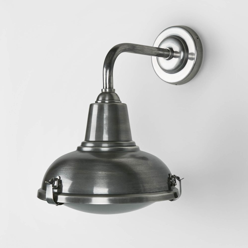 Catalina Outdoor Wall Light Antique Silver (RRP $715) - Image 3