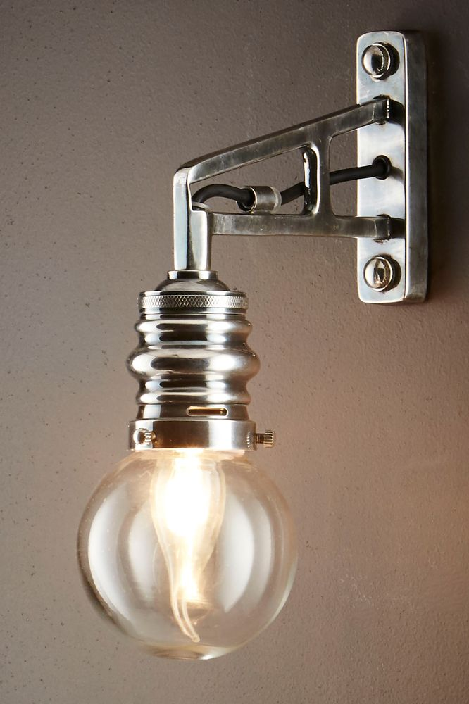 Carlton Outdoor Wall Light Silver (RRP $340)