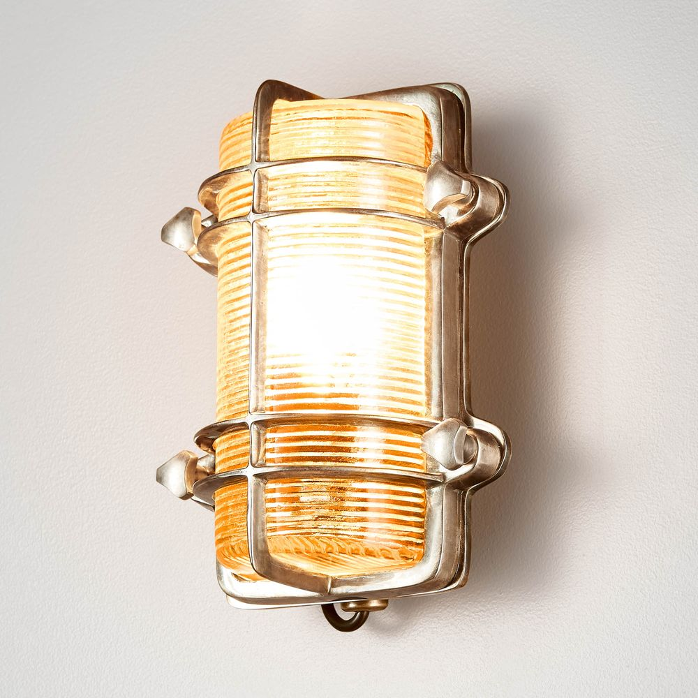 Harley Outdoor Wall Light Antique Silver (RRP $550)