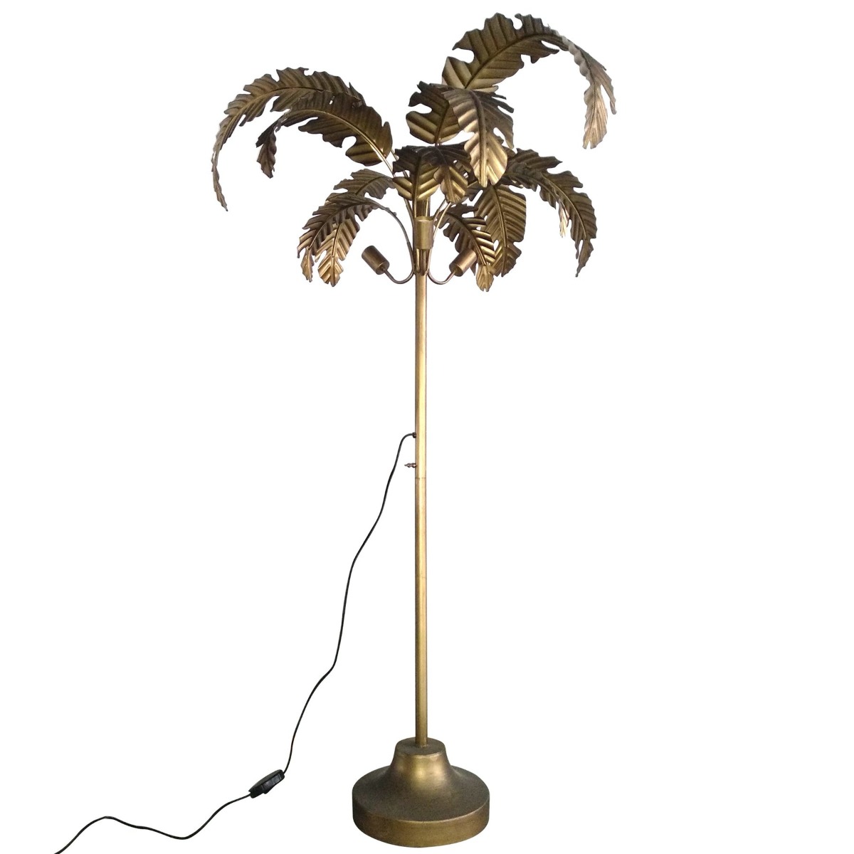 Azalea Floor Lamp Gold, L 87cm W 95cm H 173cm (RRP $549) - Image 9